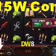 Tela de boas-vindas e lobby de jogos do aplicativo DW8